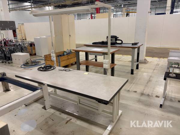 Arbetsbänk Gigant höj & sänkbar