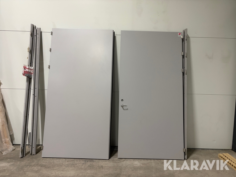 Brandklassad ståldörr 2600*2600mm Dan Doors EI60