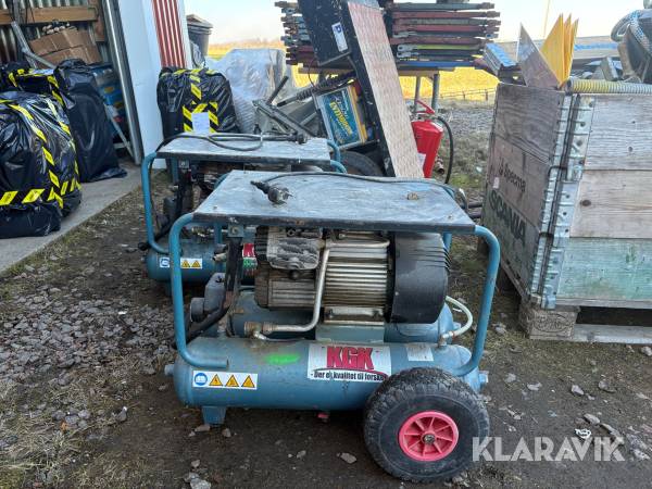 Kompressor Fiac på hjul 2st