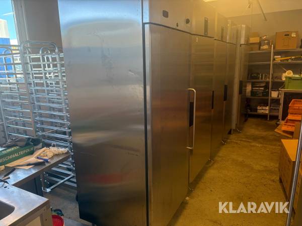 Kylskåp, Frysskåp, Nedkylningsskåp 1 + 4 + 1 Porka, Haglund för centralkyla