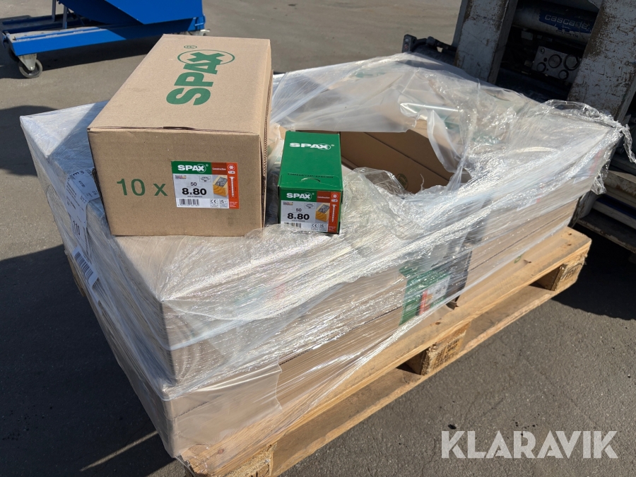 Montageskruv SPAX 8x80 143 paket