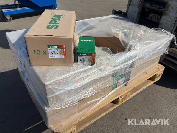 Montageskruv SPAX 8x80 143 paket