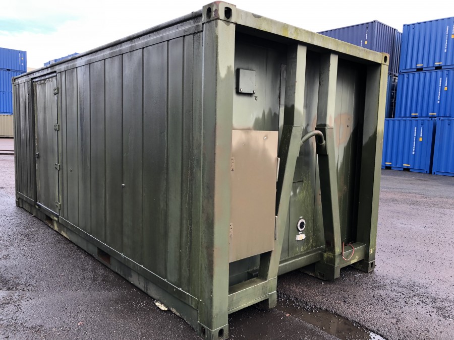 20 fots container m sidodörr på LVX ram