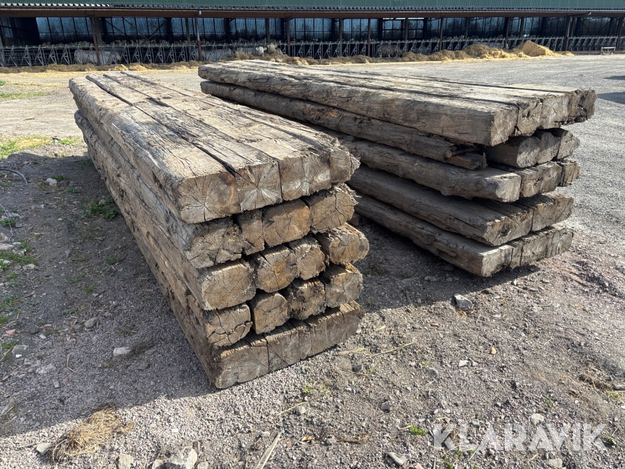 Grävmaskinsmattor / Stockmattor Lillevrå 8” x 5500mm - Totalt 10st