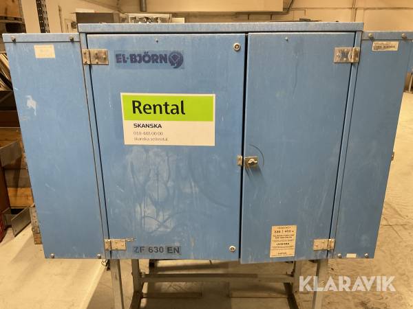 Huvudcentral 630A El-Björn ZF 630 EN