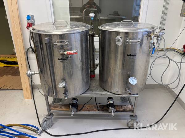 Bryggverk för öl Blichmann med kokkärl