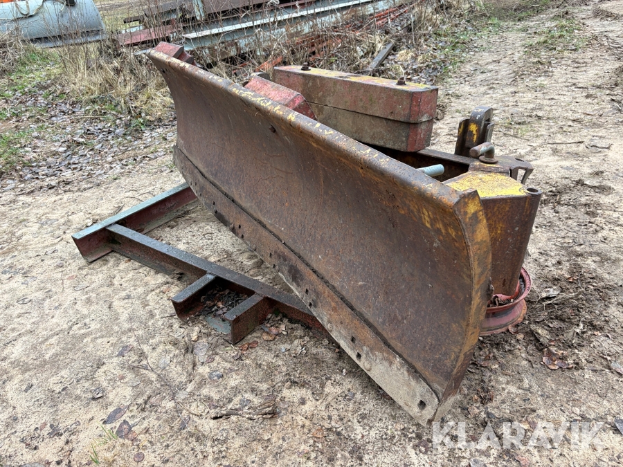 Snöblad Holms 2,3m med lilla BM-fäste