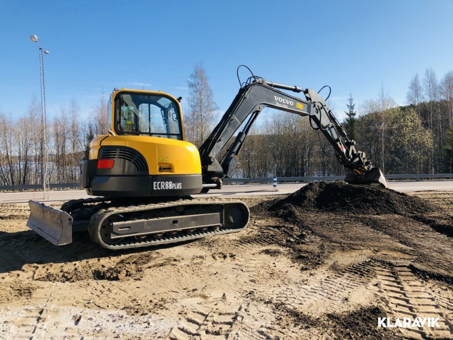 Midi grävare 9 ton Volvo ECR88 Pro