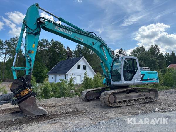 Grävmaskin Kobelco SK 250N LC6 med tiltrotator och skopor