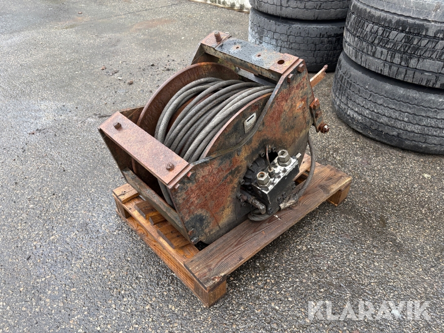 Hydraulisk vinsch för lastbilskranar
