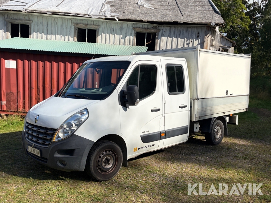 Flakbil Renault Master F3500 / 5 passagerare