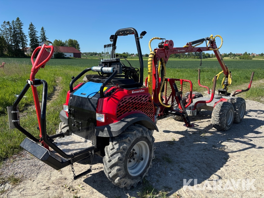 Miniskotare Lennartsfors Hjulhästen HH3013 Kran K 30-60