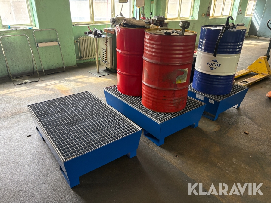 Spillkar Denios 250L 3st
