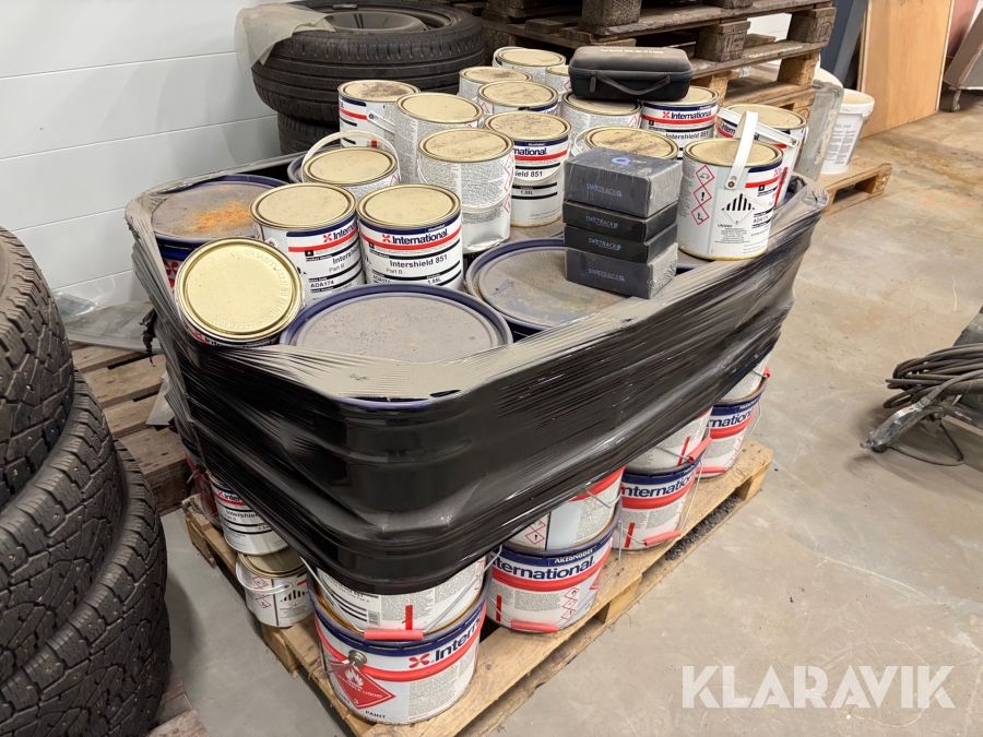 Parti med Intersheild 851 färg International