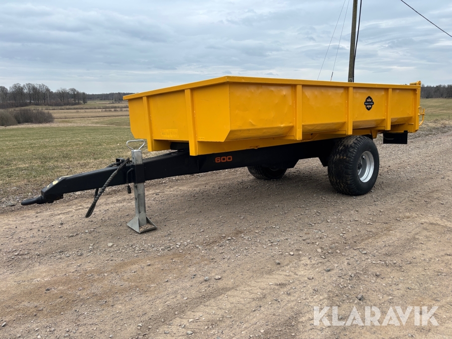 Entreprenadvagn Palmse Trailer 600