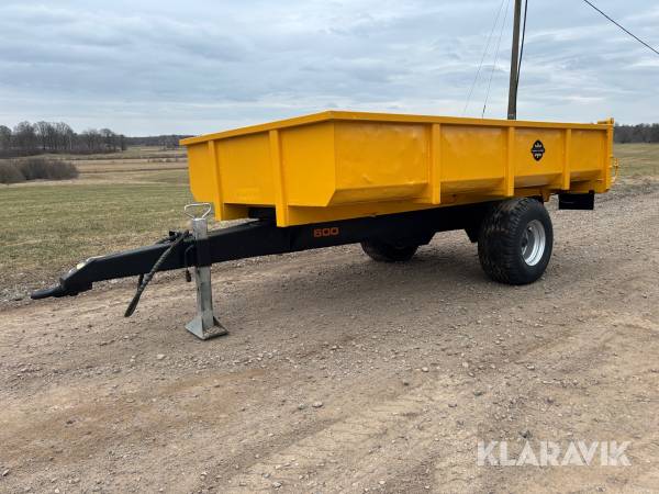 Entreprenadvagn Palmse Trailer 600