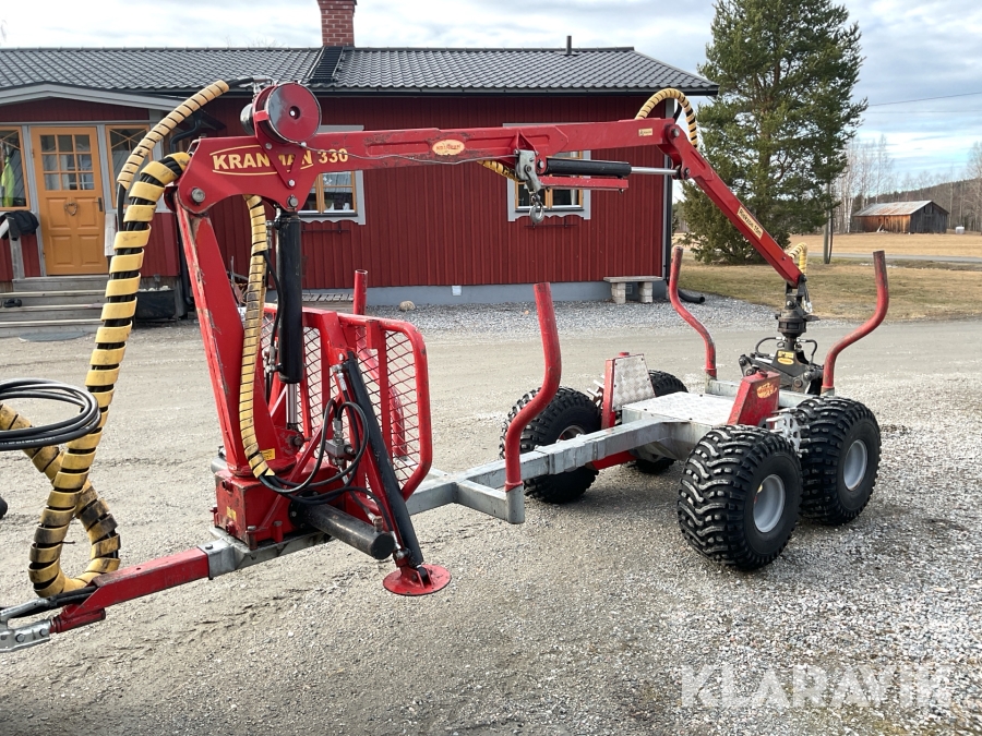 Skogsvagn Kranman T1800 4WD