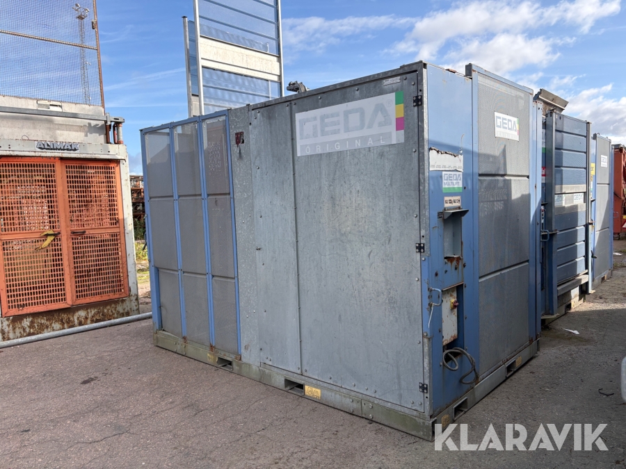 Bygghiss 21 m Geda Multilift P12