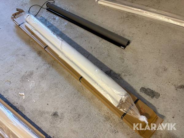 Mörkläggningsgardiner Hestra Dagny large modell 10 vit och svart