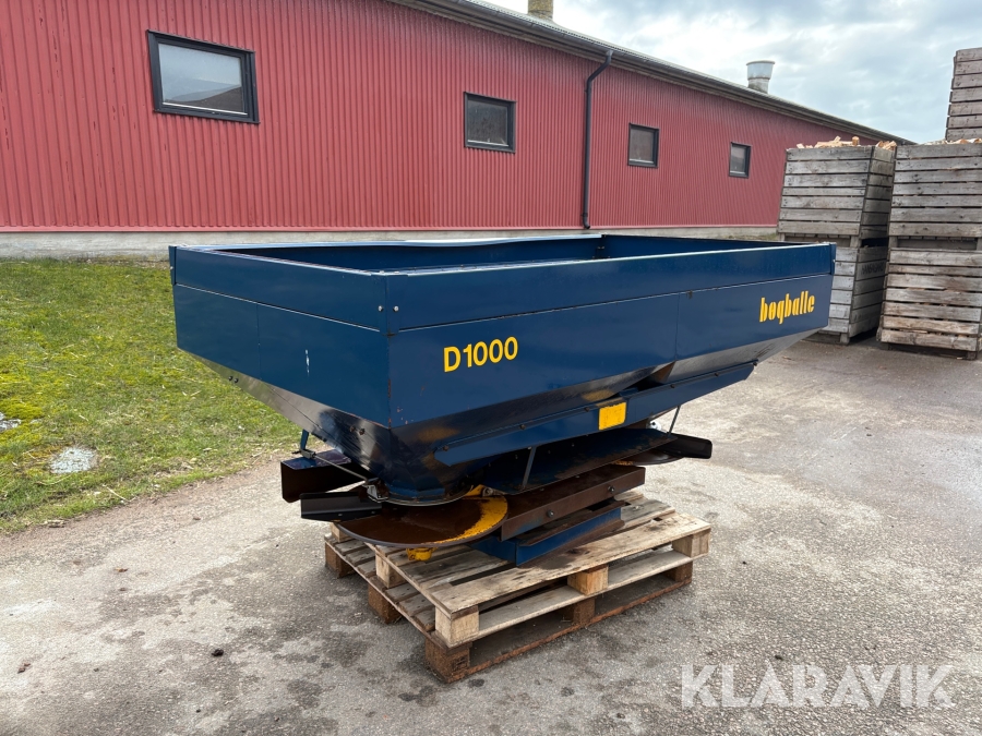 Gödningsspridare Bogballe D 1000 med förhöjning