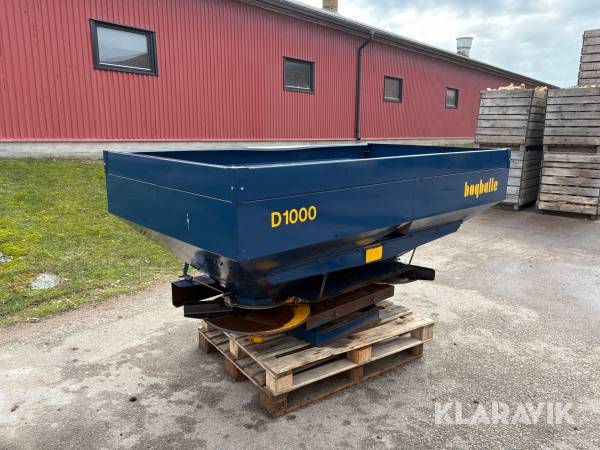 Gödningsspridare Bogballe D 1000 med förhöjning