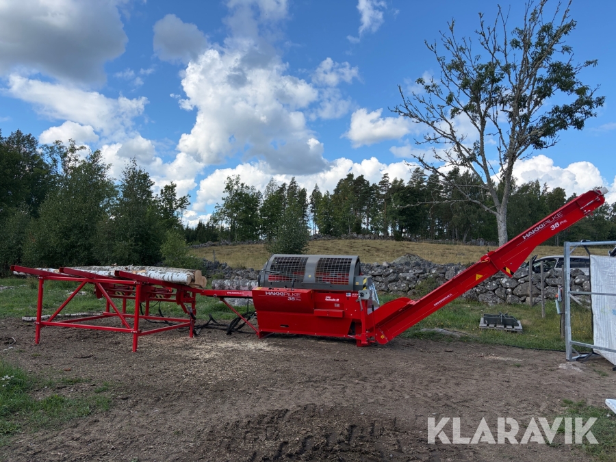 Vedmaskin Hakki Pilke 38 Pro Combi