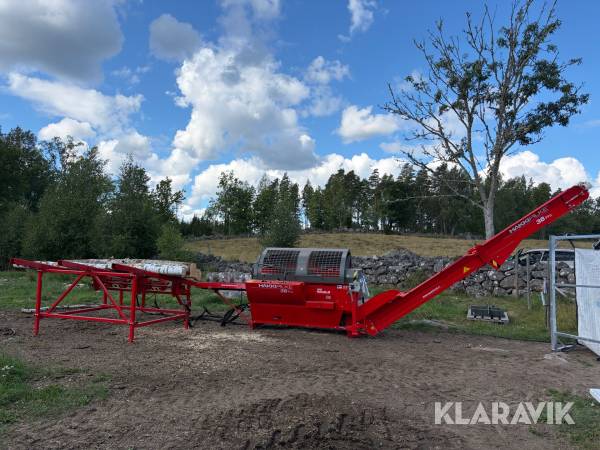 Vedmaskin Hakki Pilke 38 Pro Combi