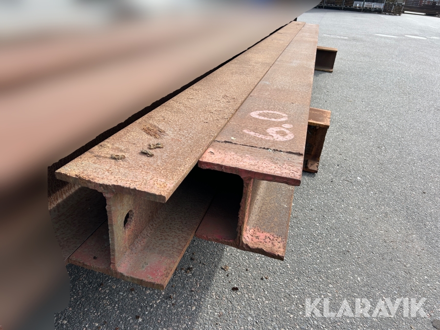 Stålbalkar HE240B L: 6-6,4 m 2 st