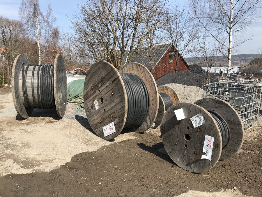 Kabeltrummor m kabel