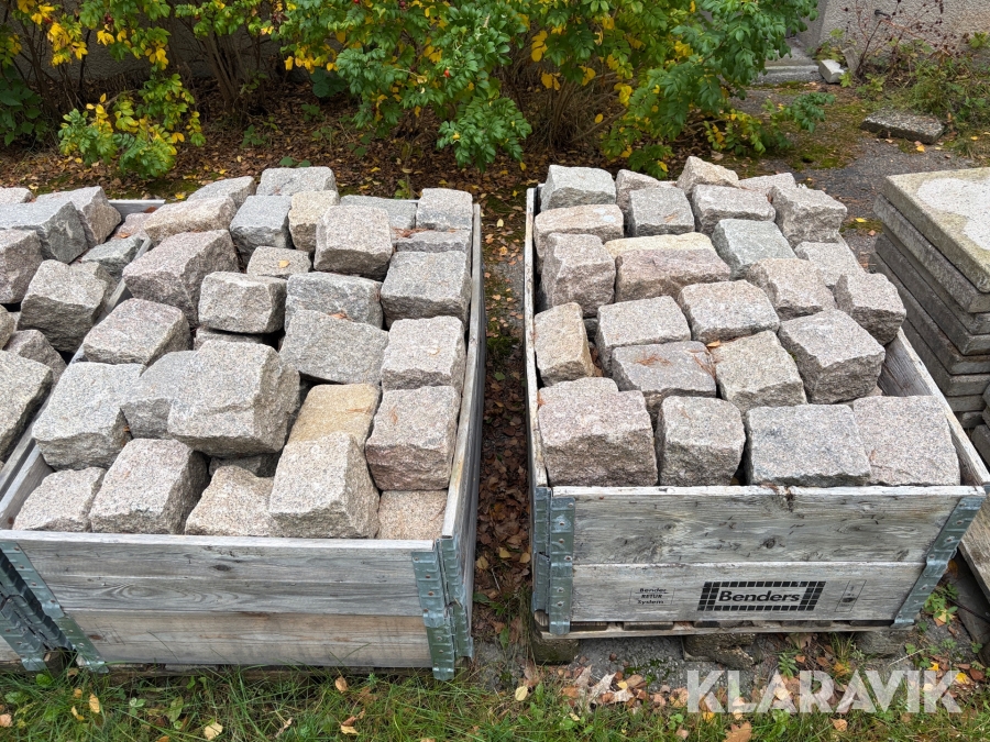 Storgatsten blandade storlekar 2 st pall