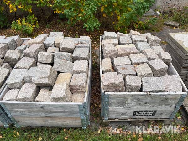 Storgatsten blandade storlekar 2 st pall