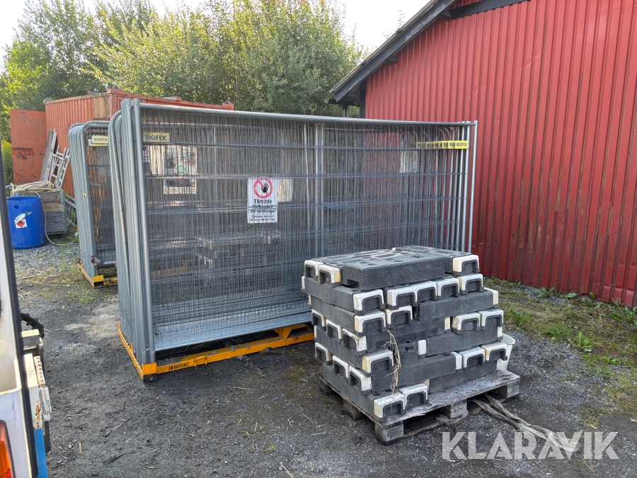 Byggstaket BGFIX 26 st med 35 fötter
