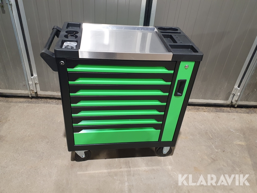 Verktygsvagn med verktyg