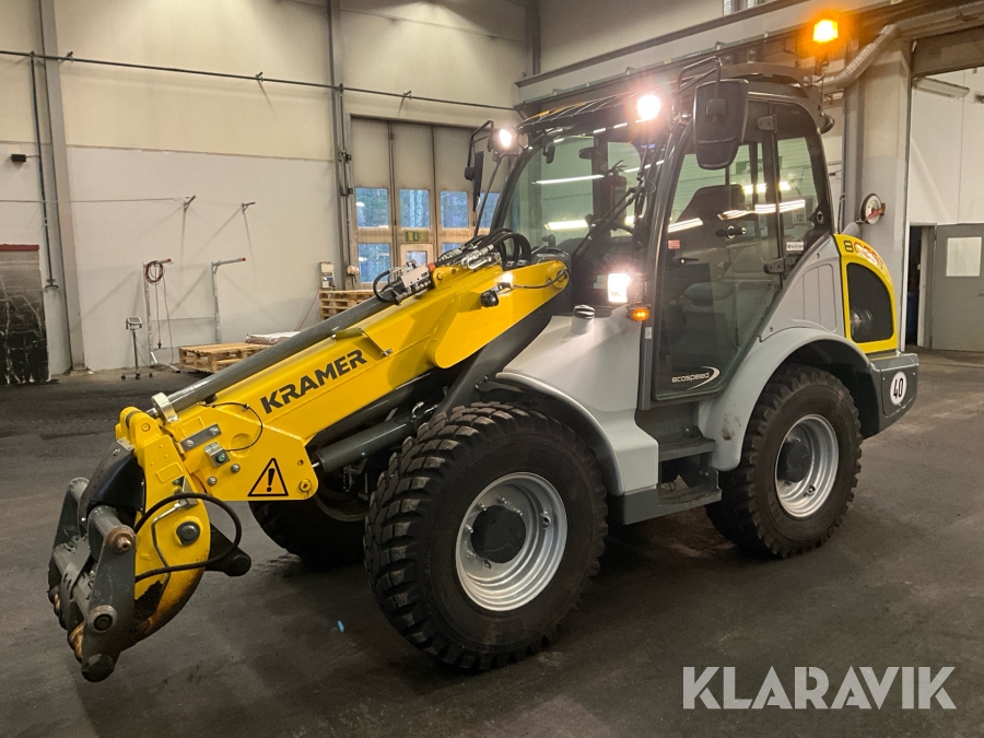 Hjullastare Kramer 8085T med redskap