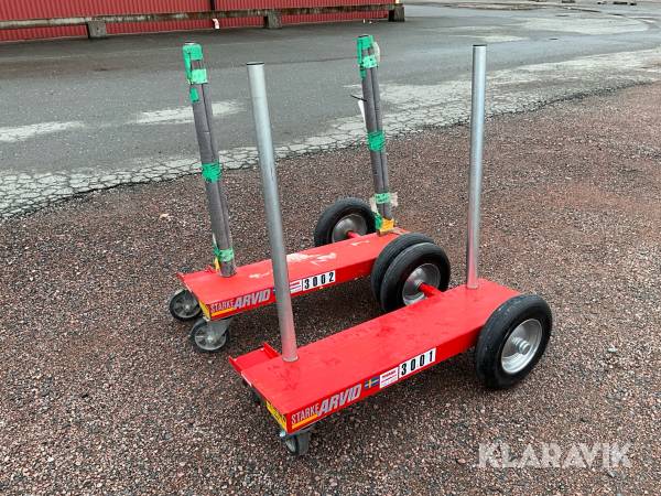 Dörr/fönstervagn 2st Starke Arvid 11700