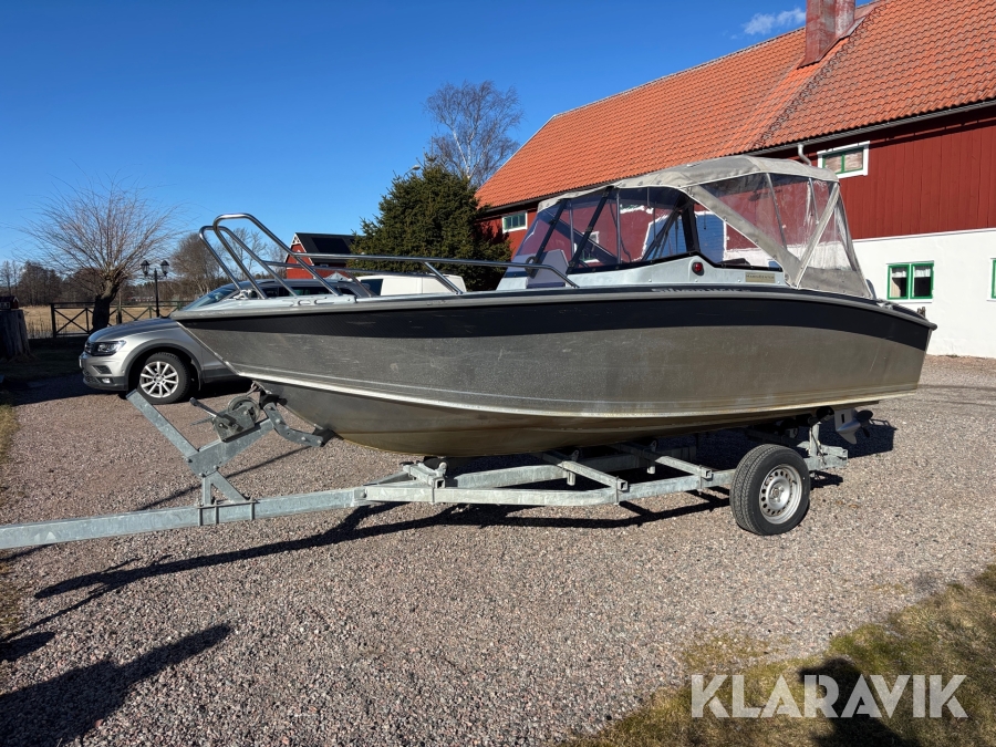 Båt med trailer Silver Wolf 510