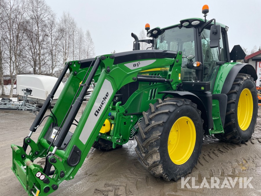 Traktor John Deere 6140M med lastare