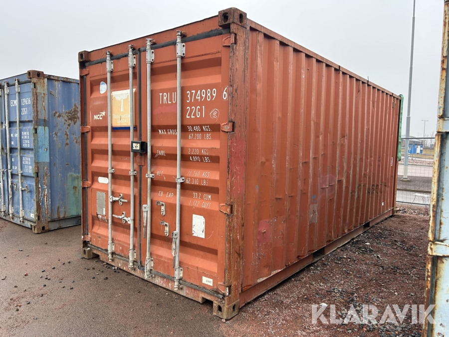Container 20 fot oisolerad