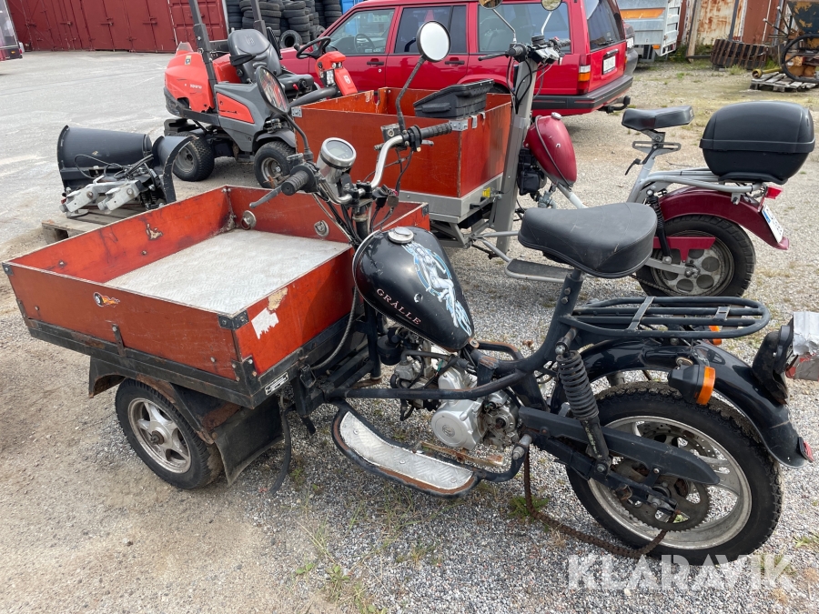 Flakmoped Grålle