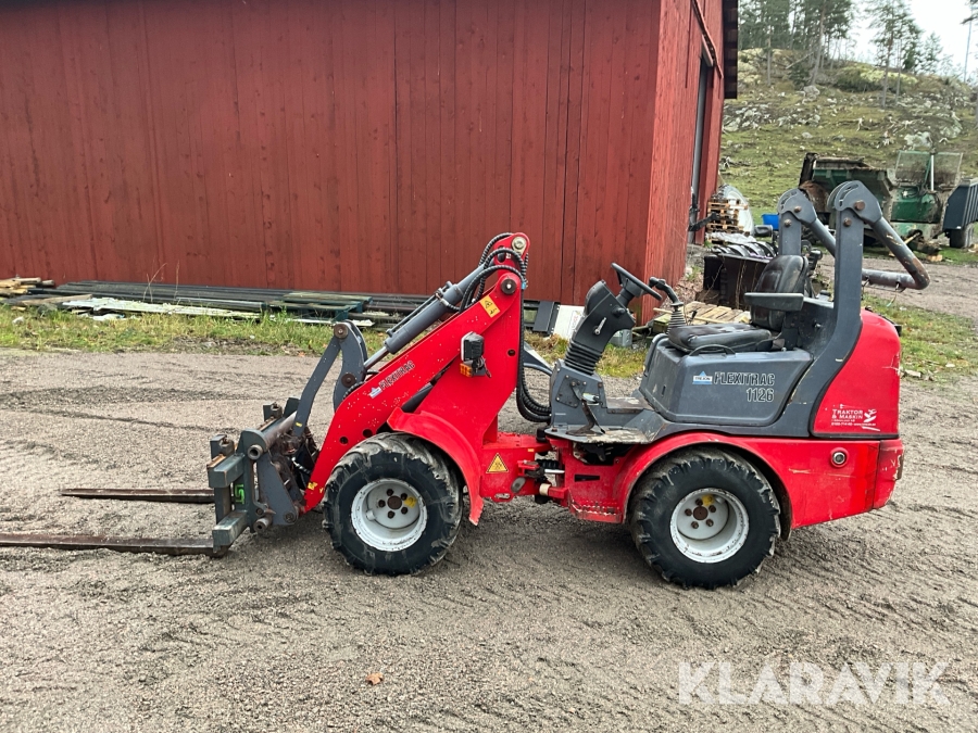 Minilastare Flexitrac 1126 med gafflar