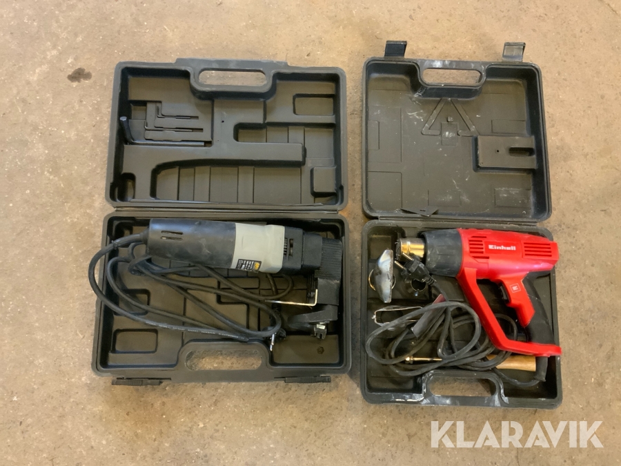 Värmepistol och nibbler Meec Tools / Einhell