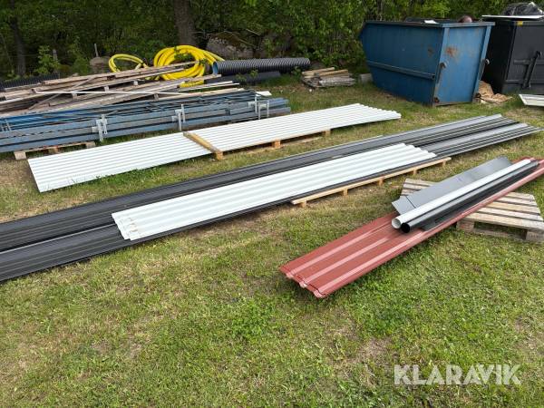 Tak- & väggplåt olika modell