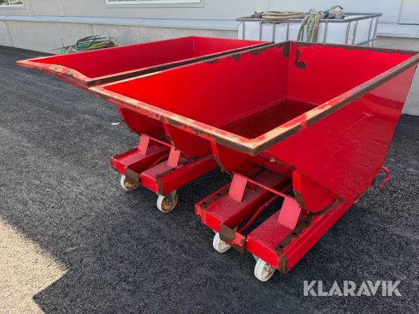 Tippcontainrar Tippo 600 2st
