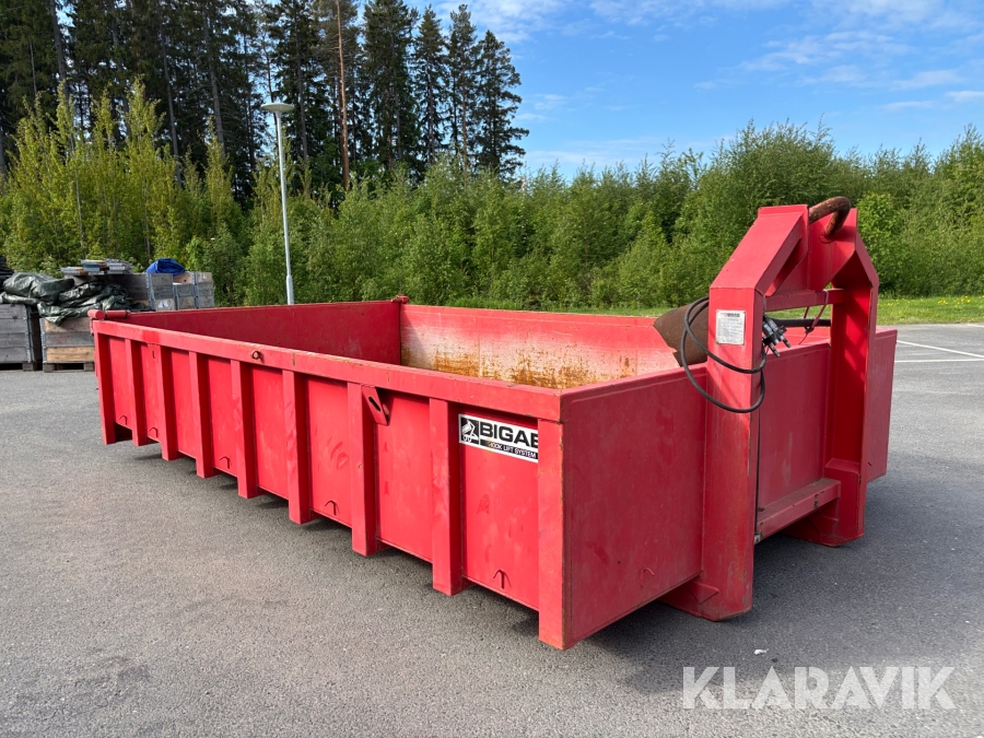 Schaktflak med hydraulisk tippläm Bigab 700231