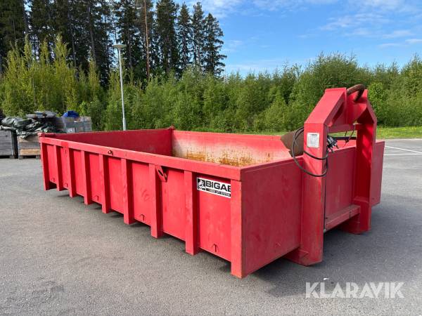 Schaktflak med hydraulisk tippläm Bigab 700231