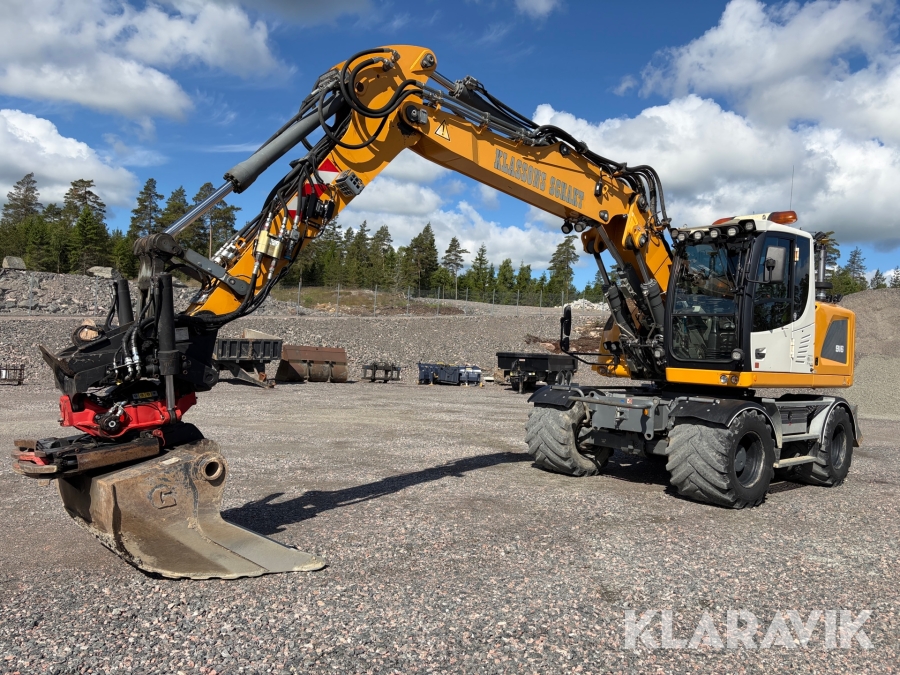 Hjulgrävare Liebherr A 916 Litronic med GPS, tiltrotator & skopa