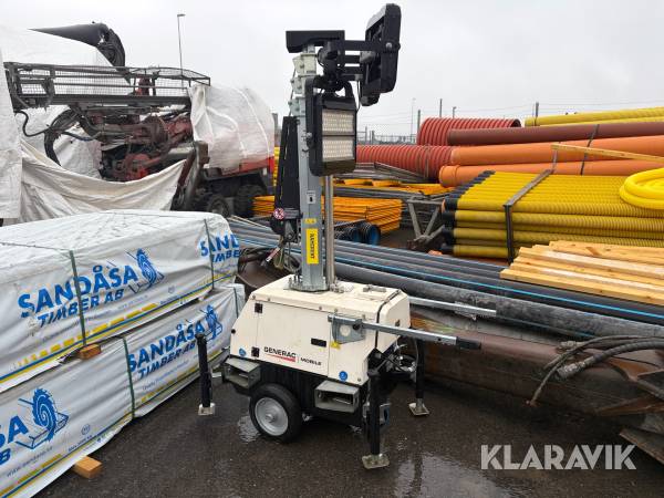 Mobilbelysningsmast Generac Link T4 6,7m