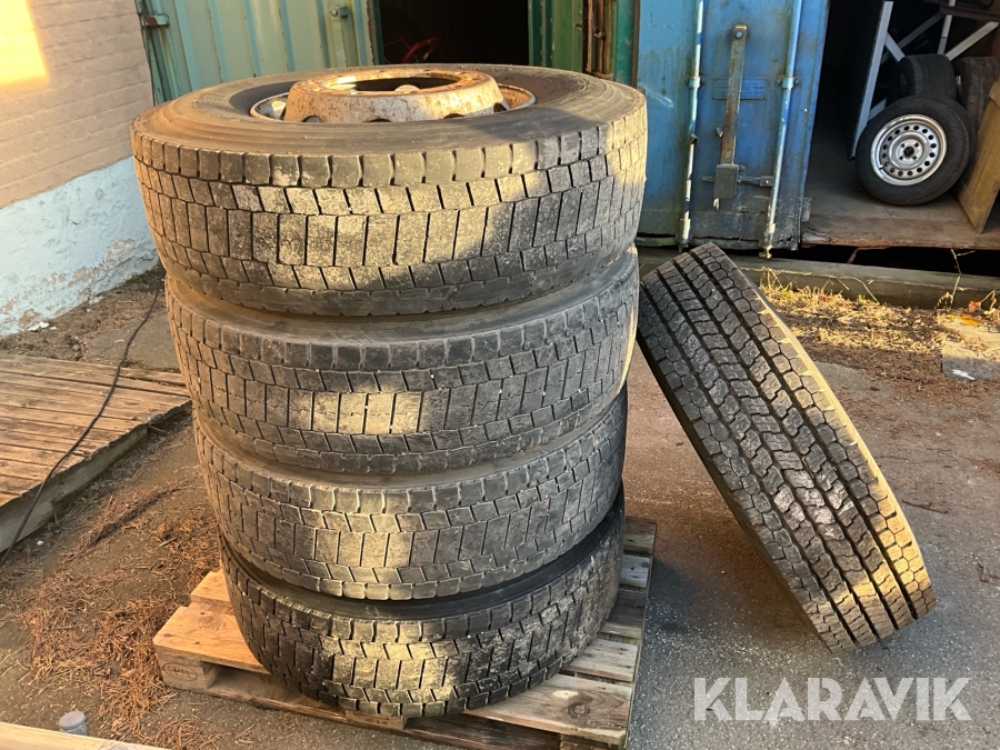 Drivhjul till lastbil 315/80-22,5 5st