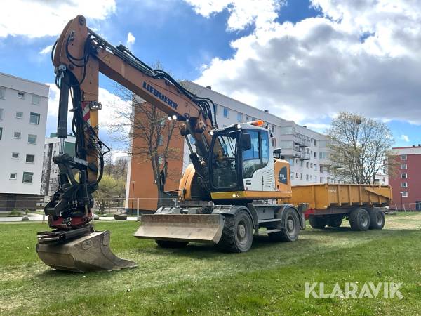 Grävmaskin Liebherr A 918 Compact Litronic med Rototilt, 3D grävsystem och vagn
