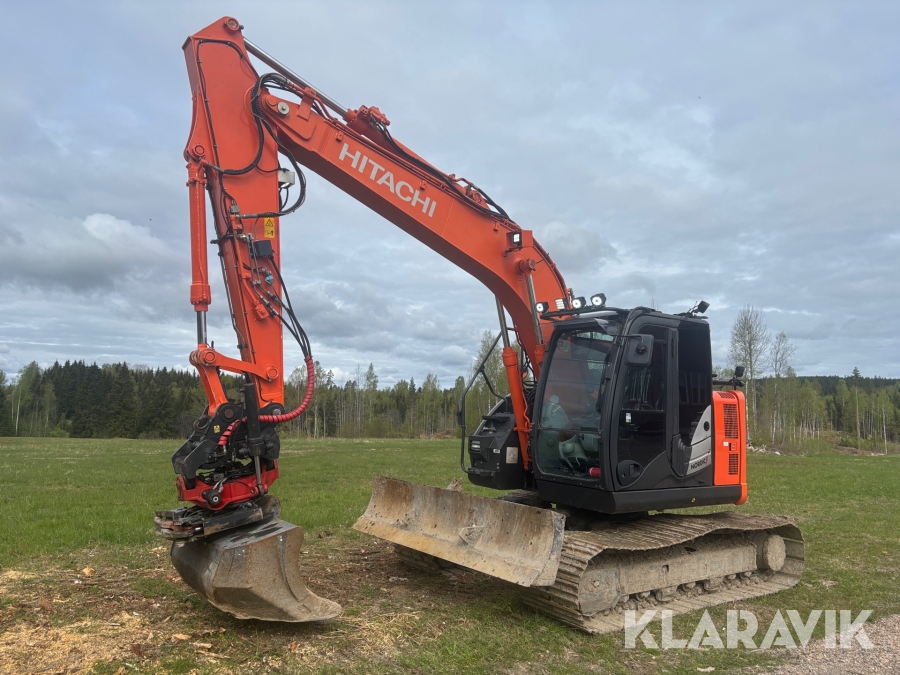Grävmaskin Zaxis 135US-6 med Rototilt R5